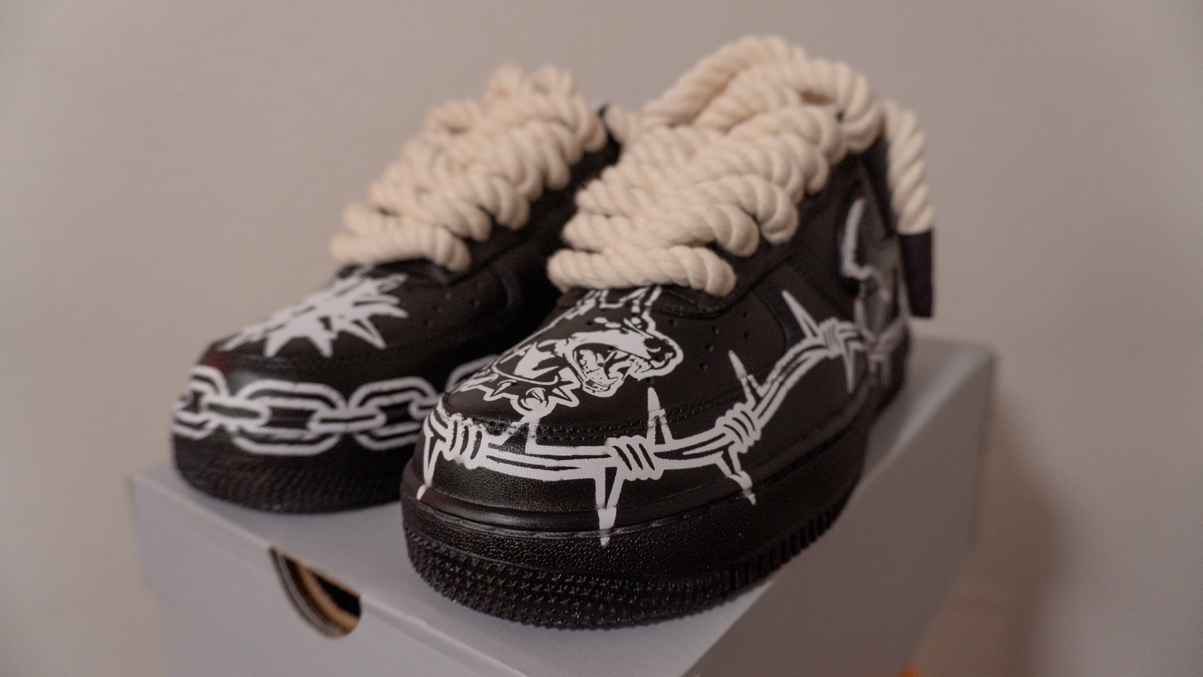 "DOGBITE" Rare Custom Air Force 1